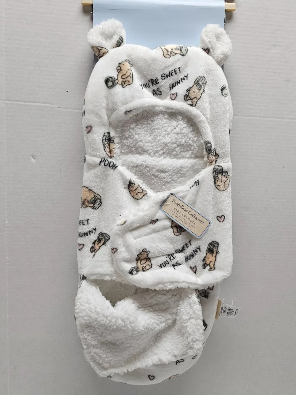 New Sweet Winnie The Pooh Collection Baby Swaddle Blanket 13 X 23.5